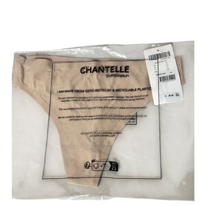 Chantelle Beige Thong Panty Soft Stretch S